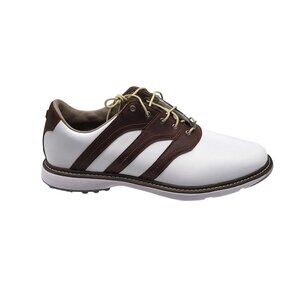 Adidas MC Z-Traxion IG0910 Men Golf Shoes White/Brown Leather Size 10.5‎